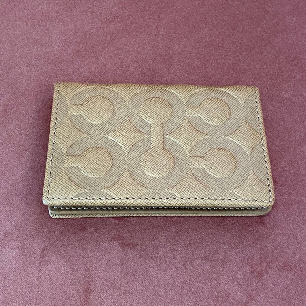 Tan Coach Wallet - Picture 3 of 4